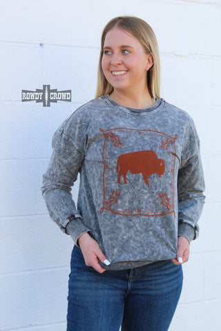 Blazing Buffalo Sweater